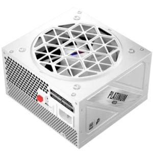 1st Player NGDP 1300W 80 Plus Platinum Certified Full Modular Power Supply ATX 3.1 & PCIe 5.1, All Japanese 105°C Capacitors Eco Mode with 120mm FDB Fan - White
