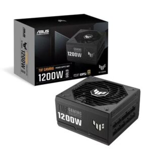 Asus Tuf Gaming 1200W Gold (1200 Watt, ATX 3.0 Compatible Fully Modular Power Supply, 80+ Gold Certified, Military-Grade Components, Dual Ball Bearing, Axial-tech Fan, PCB Coating)