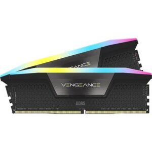 Corsair Vengeance RGB 96GB (2x48GB) 5600MHz CL40 DDR5 RAM Intel XMP iCUE Compatible Computer Memory - Black