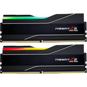 G.Skill Trident Z5 Neo RGB 64GB (2x32GB) 6000MHz C36 DDR5 DRAM AMD EXPO Desktop Memory - Matte Black