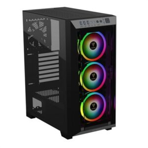 Gamdias Talos M1 Elite RGB Mid-Tower Chassis ATX Gaming PC Case with 3 ARGB Fan