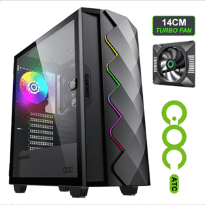 GameMax Black Diamond COC ARGB Mid-Tower ATX Case