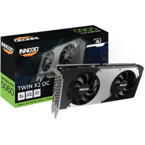 Inno3D GeForce RTX 5060 Twin X2 OC 8GB GDDR7 Gaming Graphics Card