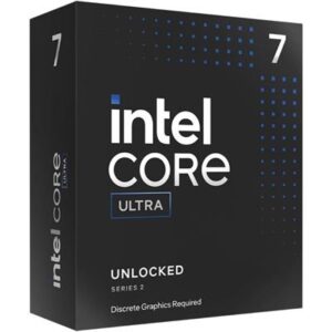 Intel Core Ultra 7 265KF Desktop Processor - 20 cores (8 P-cores + 12 E-cores) up to 5.5 GHz