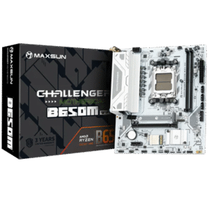 Maxsun Challenger B650M Wifi Ice DDR5 AMD AM5 microATX Motherboard