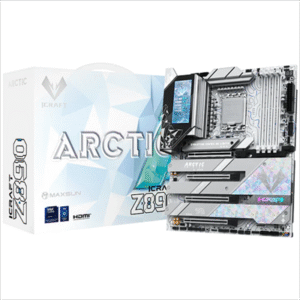 Maxsun iCraft Z890 Arctic Intel Core Ultra (Series 2) LGA 1851 Motherboard, ATX, DDR5, 4x M.2, PCIe 5.0, WiFi 7, 5Gb Ethernet