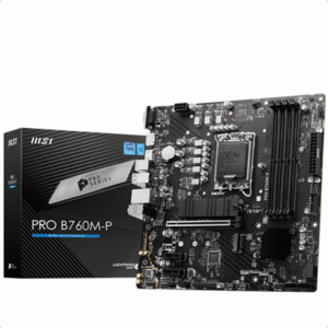 MSI Pro B760M-P DDR5 Intel 12/13/14th Gen microATX Motherboard