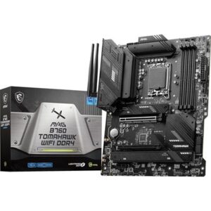MSI MAG B760 Tomahawk Wifi DDR4 Intel 12/13/14th Gen ATX Motherboard