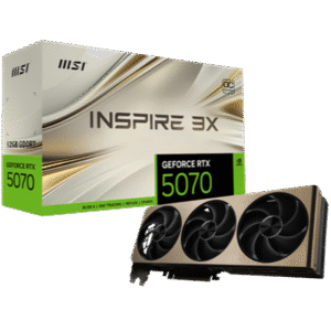 MSI GeForce RTX 5070 12GB Inspire 3X OC Graphics Card