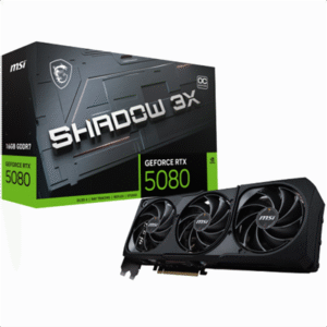 MSI GeForce RTX 5080 16GB Shadow 3X OC Graphics Card