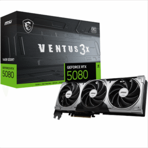 MSI GeForce RTX 5080 16GB Ventus 3X OC Graphics Card