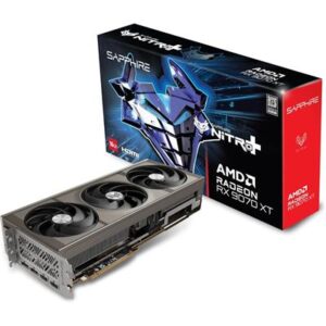 Sapphire Nitro+ AMD Radeon RX 9070 XT Gaming OC Graphics Card with 16GB GDDR6, AMD RDNA 4