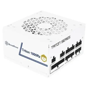 SilverStone Triton 1000Rz Cybenetics Gold 1000W ATX 3.1 PCIe 5 Fully Modular ATX Power Supply - White
