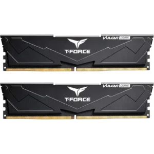 TeamGroup T-Force Vulcan 64GB (2x32GB) 6000MHz (PC5-48000) CL38 DDR5 Intel XMP 3.0 & AMD Expo Compatible Desktop Memory Ram Black