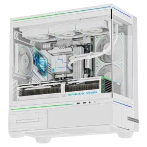 Thermalright TL-M10W Mid-Tower Micro-ATX Gaming Case - White