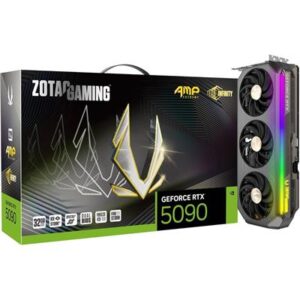 Zotac Gaming GeForce RTX 5090 AMP Extreme Infinity DLSS 4 32GB GDDR7 512-bit 28 Gbps PCIE 5.0 Gaming Graphics Card, IceStorm 3.0 Advanced Cooling, Spectra 2.0 ARGB Lighting