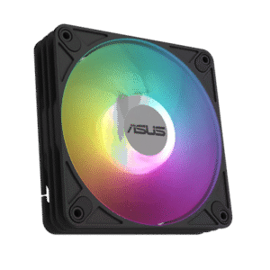 Asus AR120 ARGB PWM 120mm Case Fan Single Pack, 28mm Exra-Thick Frame, PWM Control, Optimum Cooling, Lighting Effects