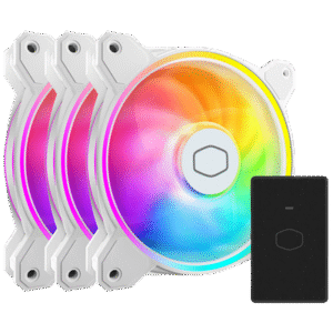 Cooler Master MasterFan MF120 Halo² White 3in1 ARGB 120mm Case Fan