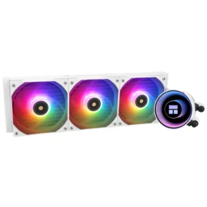 Thermalright Frozen Notte 360 White ARGB V2 Water Cooling AIO Liquid CPU Cooler, 360 CPU Cooler Specifications, 3×120mm PWM Fans, S-FDB Bearings, Suitable for AMD/AM4, Intel LGA 1700/1150/1151/1200/2011/2066