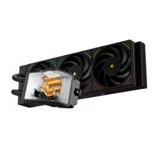 Thermalright Wonder Vision 360 UB ARGB Black CPU AIO Liquid Cooler - Rotatable 6.67'' Curved Screen 3D Effect, 2K Resolution, 2150RPM TL-UB36 Fans, for AM4/AM5 & Intel 1700/1851