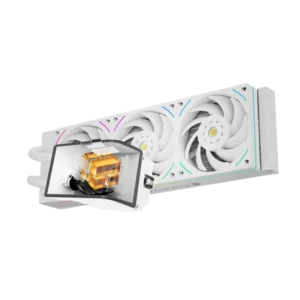 Thermalright Wonder Vision 360 UB ARGB White CPU AIO Liquid Cooler - Rotatable 6.67'' Curved Screen 3D Effect, 2K Resolution, 2150RPM TL-UB36 Fans, for AM4/AM5 & Intel 1700/1851
