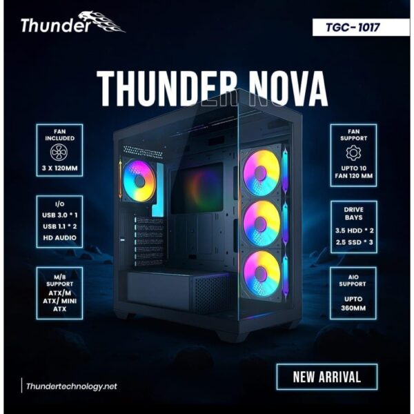 Thunder-NOVA-PC-Case-with-4xArgb-infinity-Fans-front-and-side-glass-Casing-Price-in-Pakistan Thunder-NOVA-PC-Case-with-4xArgb-infinity-Fans-front-and-side-glass-Casing-Price-in-Pakistan
