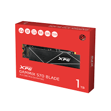 XPG Gammix S70 Blade 1TB PCIe Gen4 M.2 2280 Internal Gaming SSD Up to 7,400 MB/s