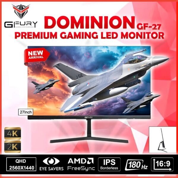 GFury GF-27 Dominion 27" Flat 200Hz LED Gaming Monitor